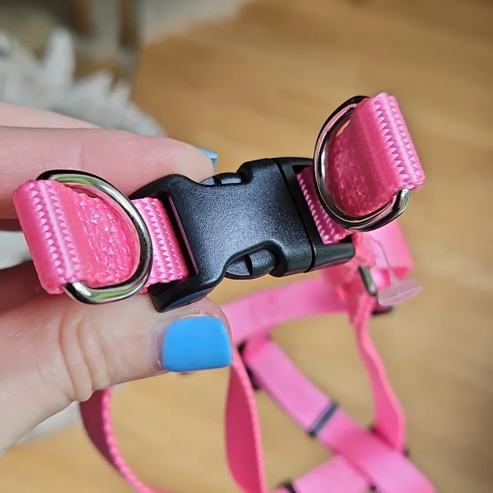 Frisco Step In Back Clip Dog Harness, Pink, Small-Medium - Picture 7 of 7